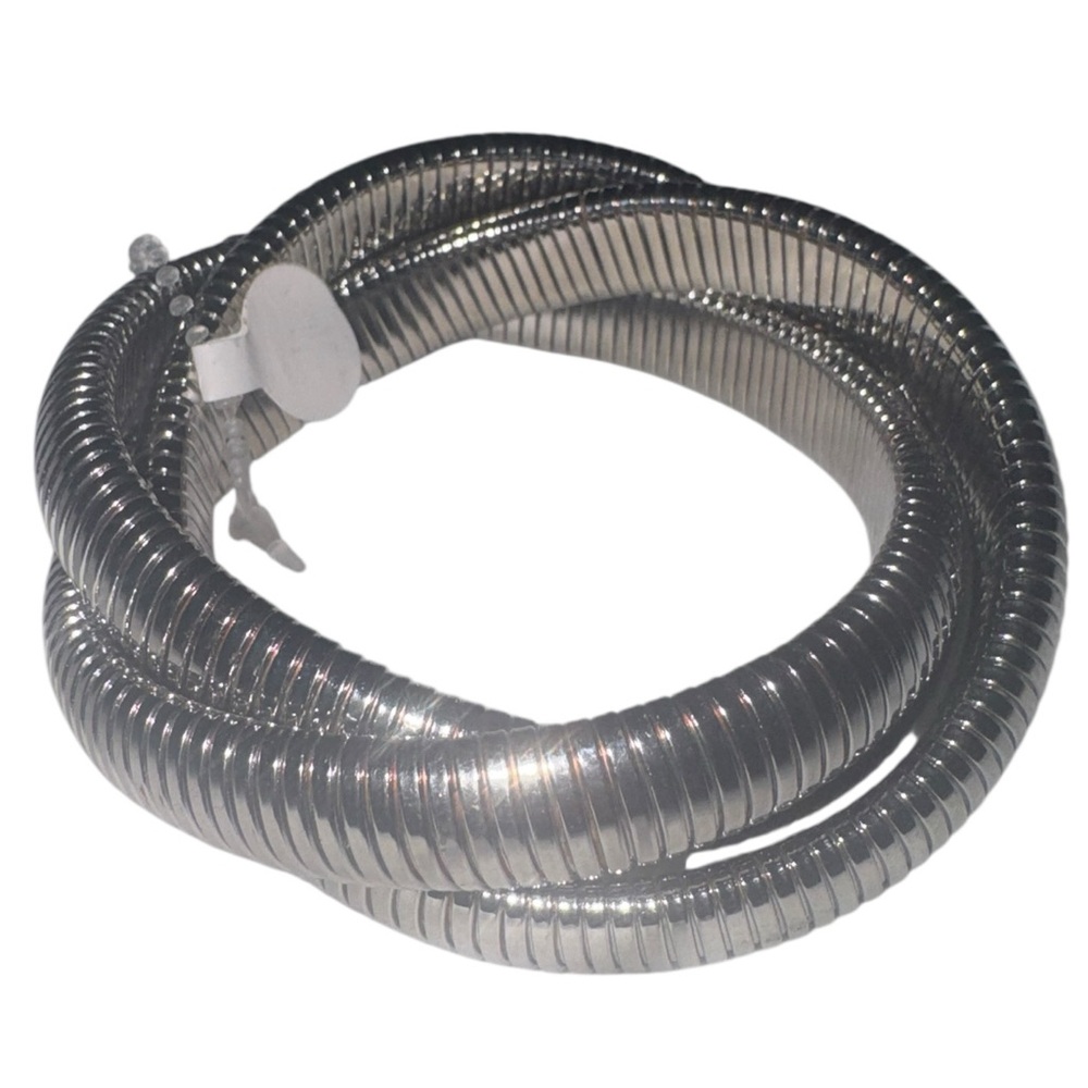 Silver Coil Bracelet